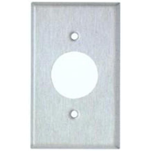 Doomsday Stainless Steel Metal Wall Plates Midsize 1 Gang Single Receptacle DO390351